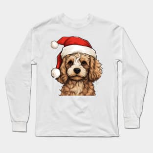 Cavapoo Dog christmas Long Sleeve T-Shirt